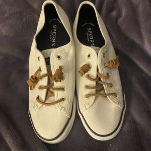 White Sperrys
